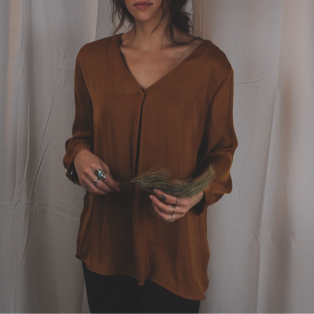 Golden blouse
